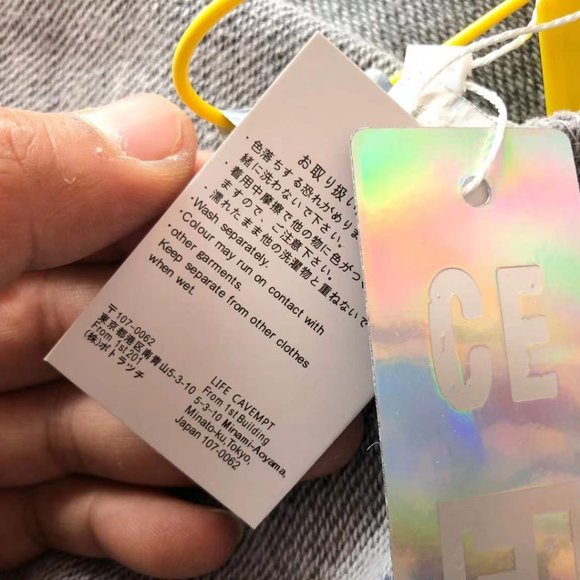 Cavermpt Silver Long Sleeve Sweatshirt Blue Geometric Print - Picture 7 of 16